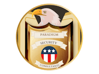 the logo for paradigm security consultants